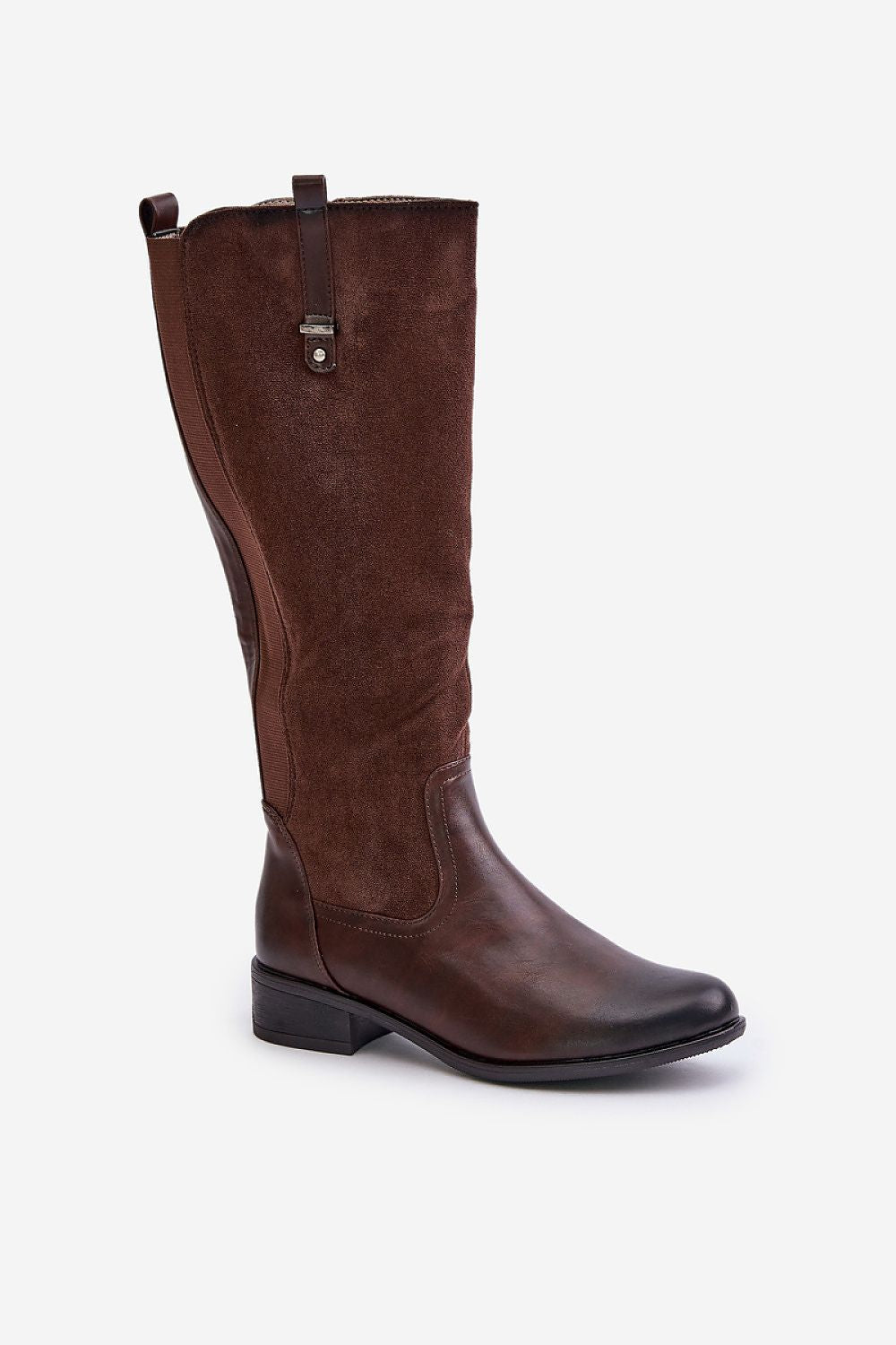 Elegant Women's Thigh-High Boots with Flat Heel, Warm Interior & Classic Design - Jezzi