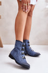 Jezzi Eco Leather Ankle Boots With Zipper, Insulated For Comfort - Stylish Autumn/Winter Footwear