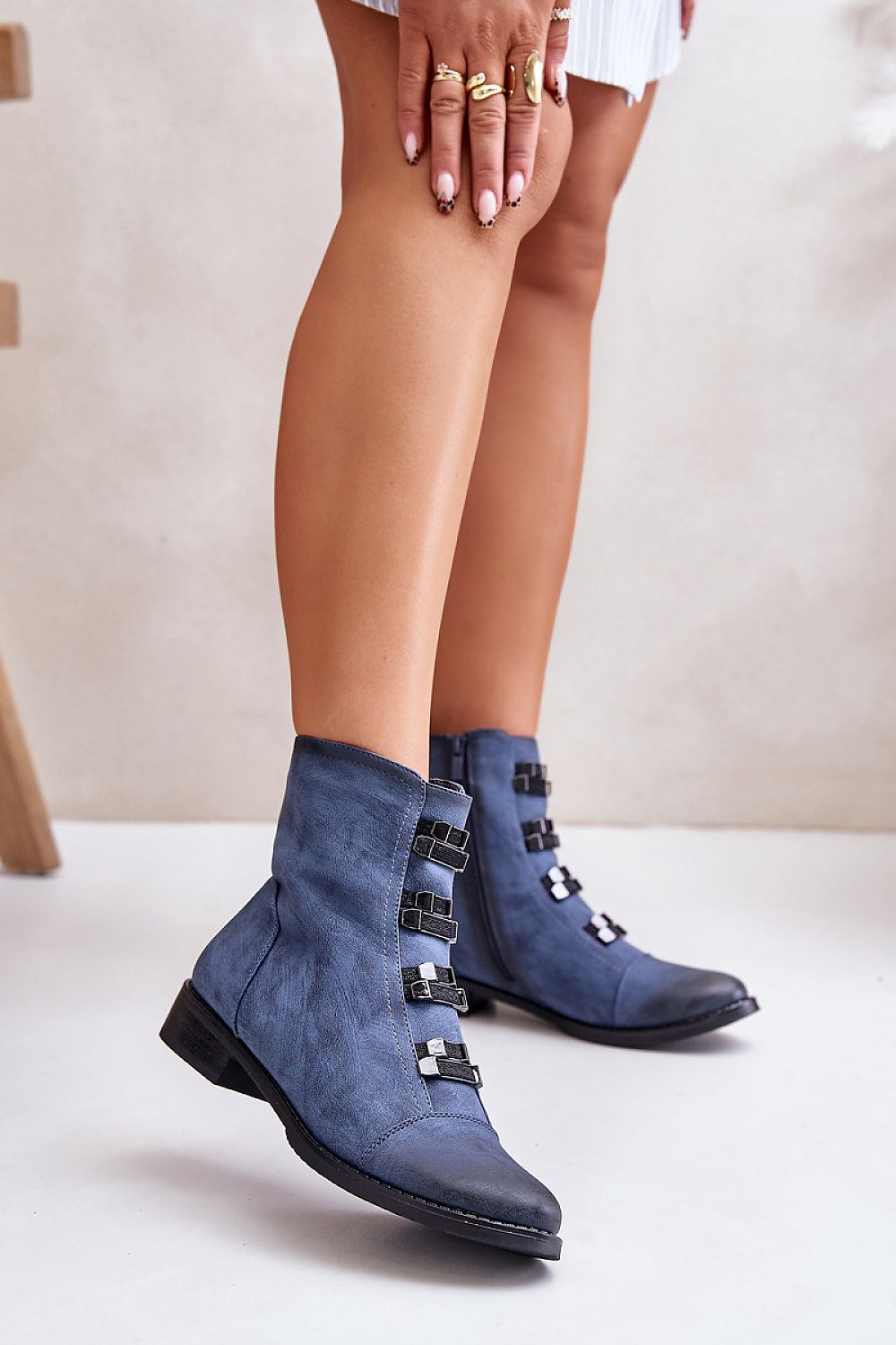 Jezzi Eco Leather Ankle Boots With Zipper, Insulated For Comfort - Stylish Autumn/Winter Footwear