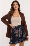 Italy moda floral print mini skirt, eu size 0, lightweigh...