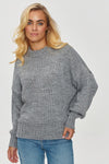 Luxury Women's Makadamia Loose Fit Sweater, Sizes EU 0, Soft Acrylic Blend, Versatile Style Options