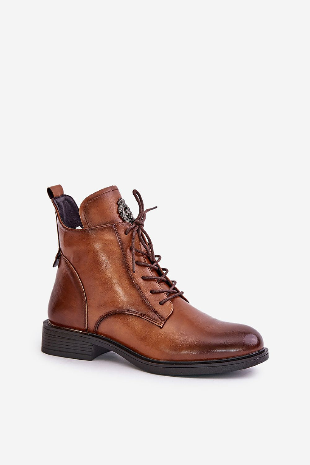 Eco Leather Insulated Boots With Zipper And Lacing - Stylish Comfort For EU 36-41