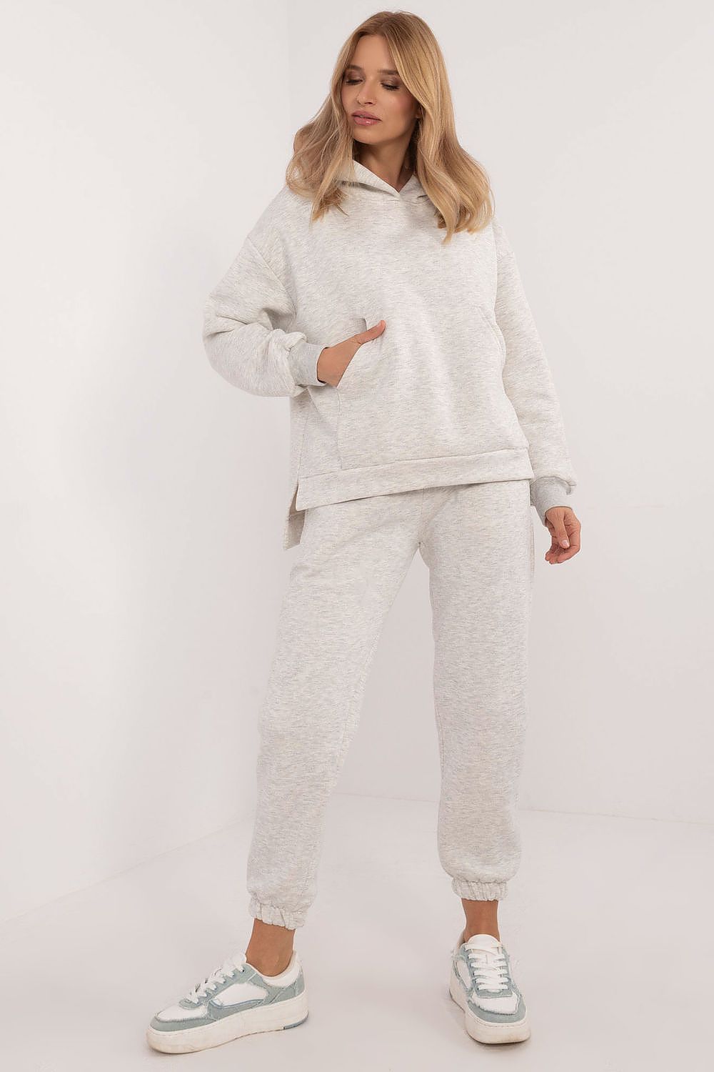 Warmed women's casual sweatshirt set eu size 0 - soft cot...