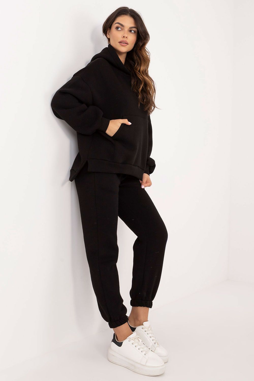 Warmed women's casual sweatshirt set eu size 0 - soft cot...