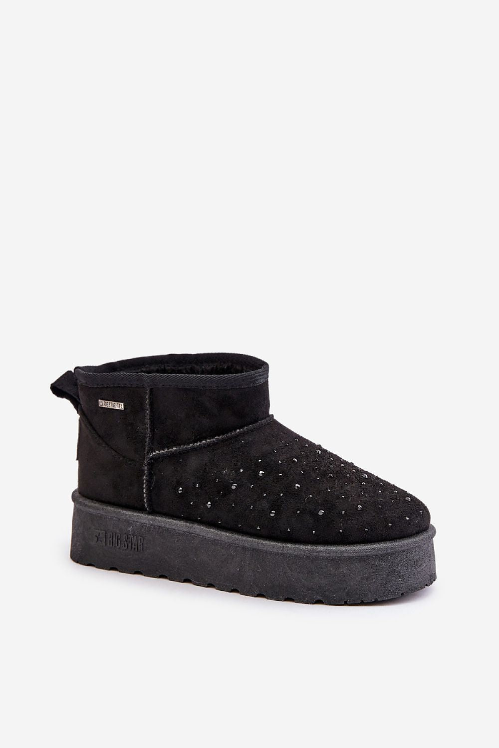 Luxury Big Star Snow Boots for Women - Waterproof, Fur-Lined, Platform Heel, EU Sizes 36-41