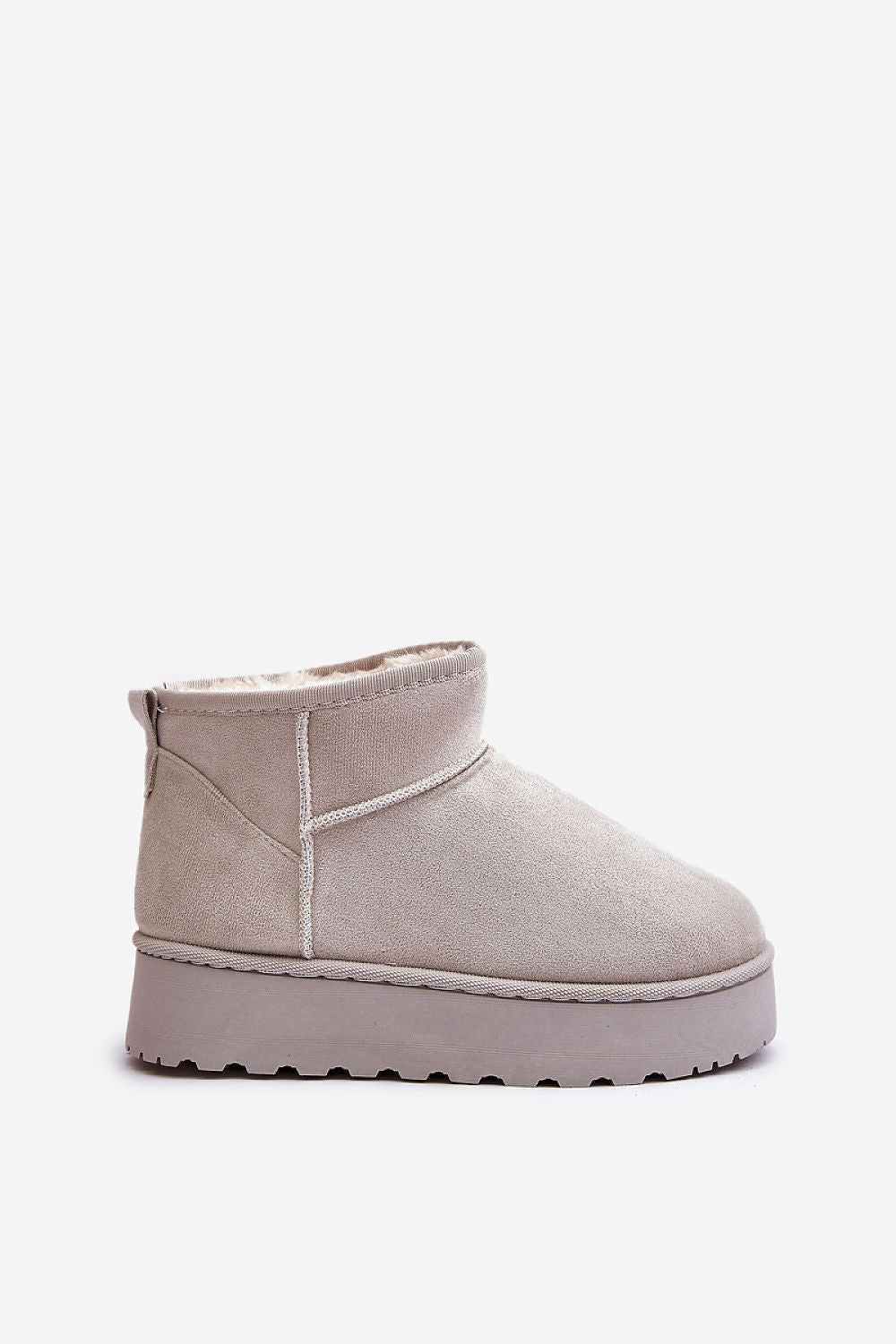 Luxury Eco Suede Snow Boots with Thick Faux Fur Lining, Ankle-High, Sizes EU 36-41
