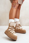 Luxury Women's Platform Snow Boots with Thick Fur Lining - Sizes EU 36-41, Insulated Style