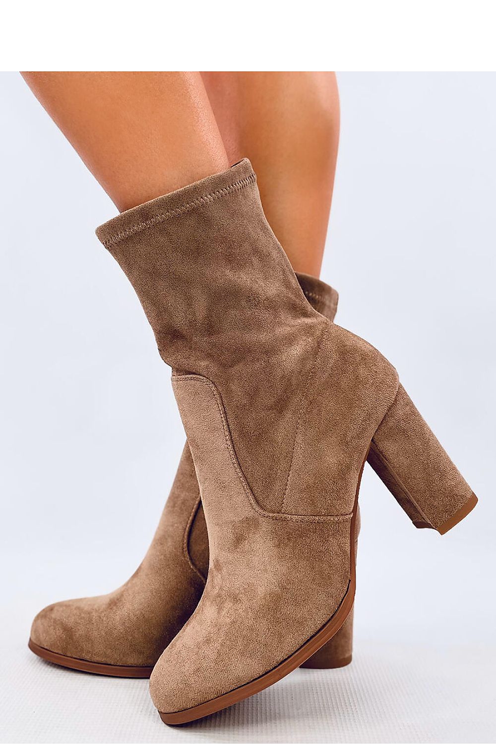 Elegant Suede Ankle Boots with 8.5cm Stiletto Heel - Comfortable Side Zip Closure, Sizes EU 36-41