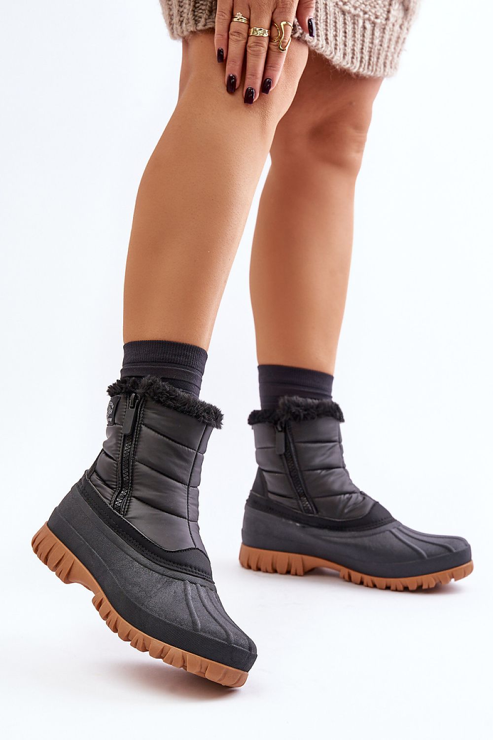 Luxurious Women's Lee Cooper Snow Boots with Faux Fur Lining – Sizes EU 36-41