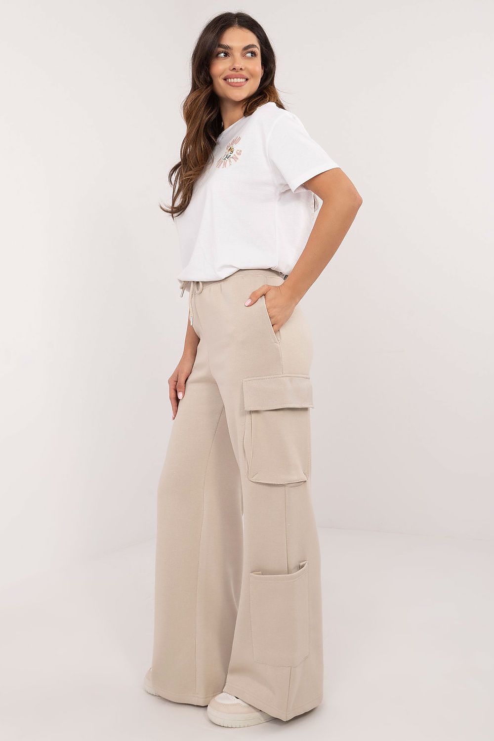Luxury Casual Cargo Sweatpants by Sublevel | Comfortable Lightweight Trousers with Pockets in Sizes S-XL