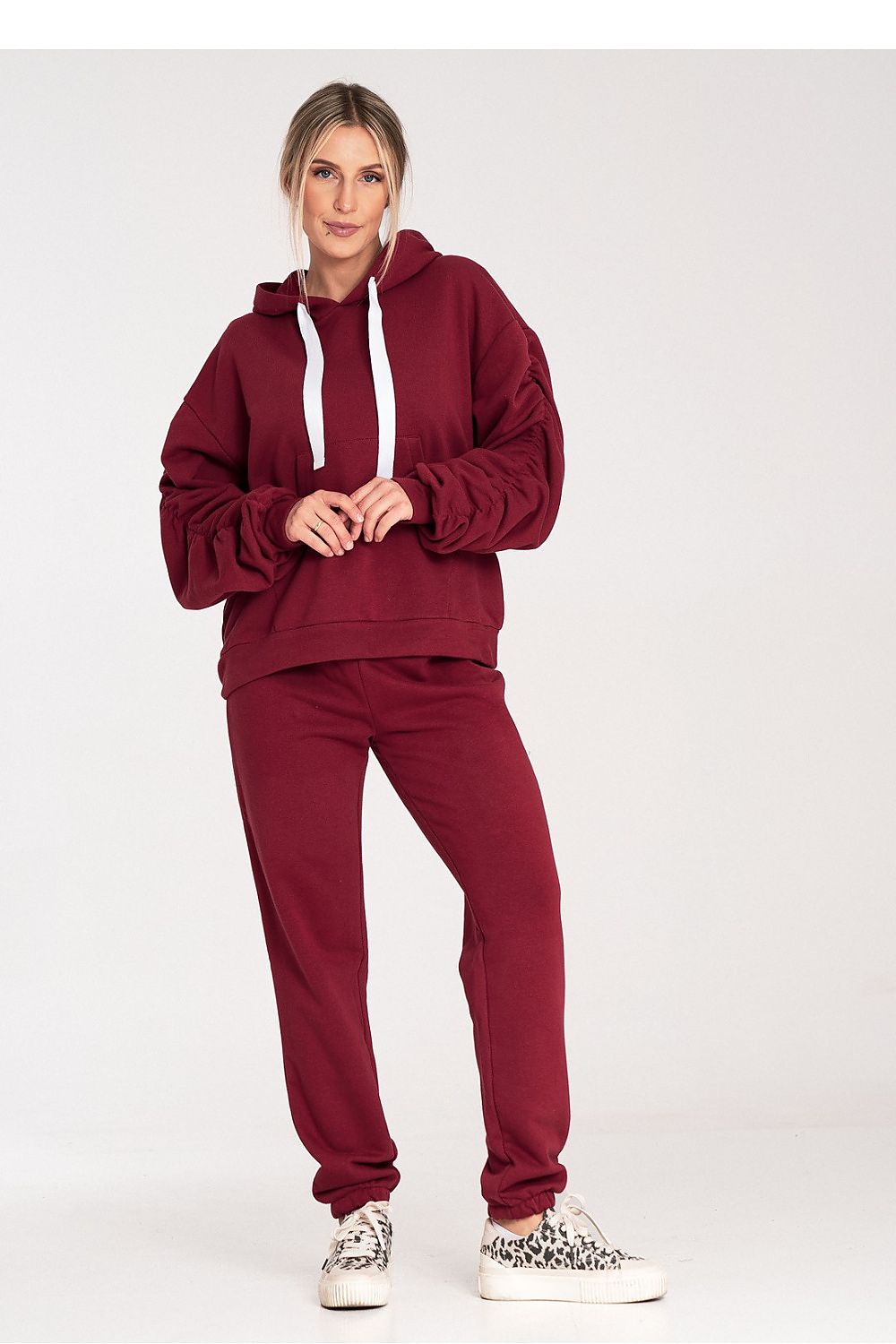 Figl Cotton Sweatpants with Wide Elastic Waistband - Stylish Track Trousers in Sizes S to XL