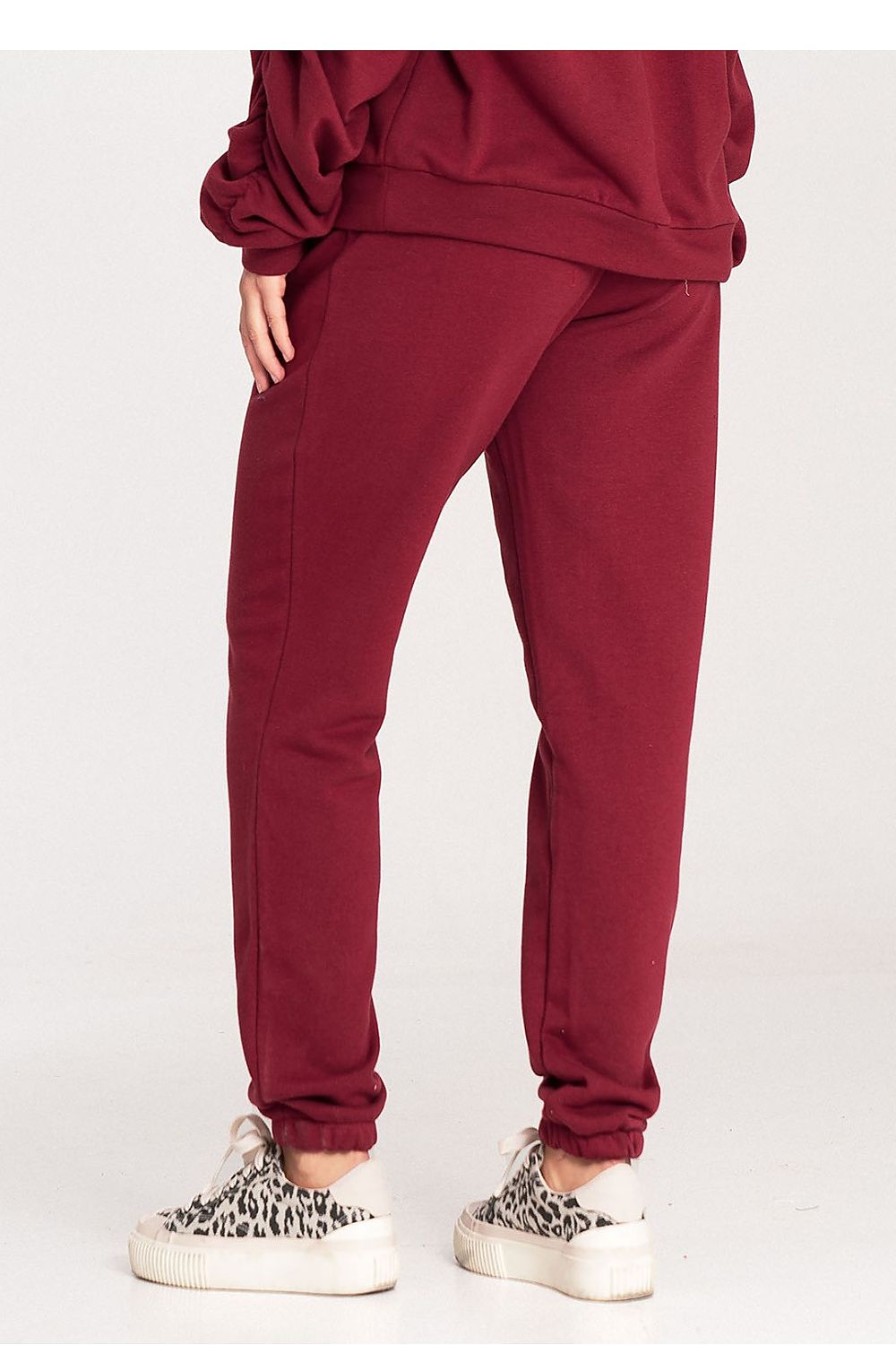 Figl Cotton Sweatpants with Wide Elastic Waistband - Stylish Track Trousers in Sizes S to XL