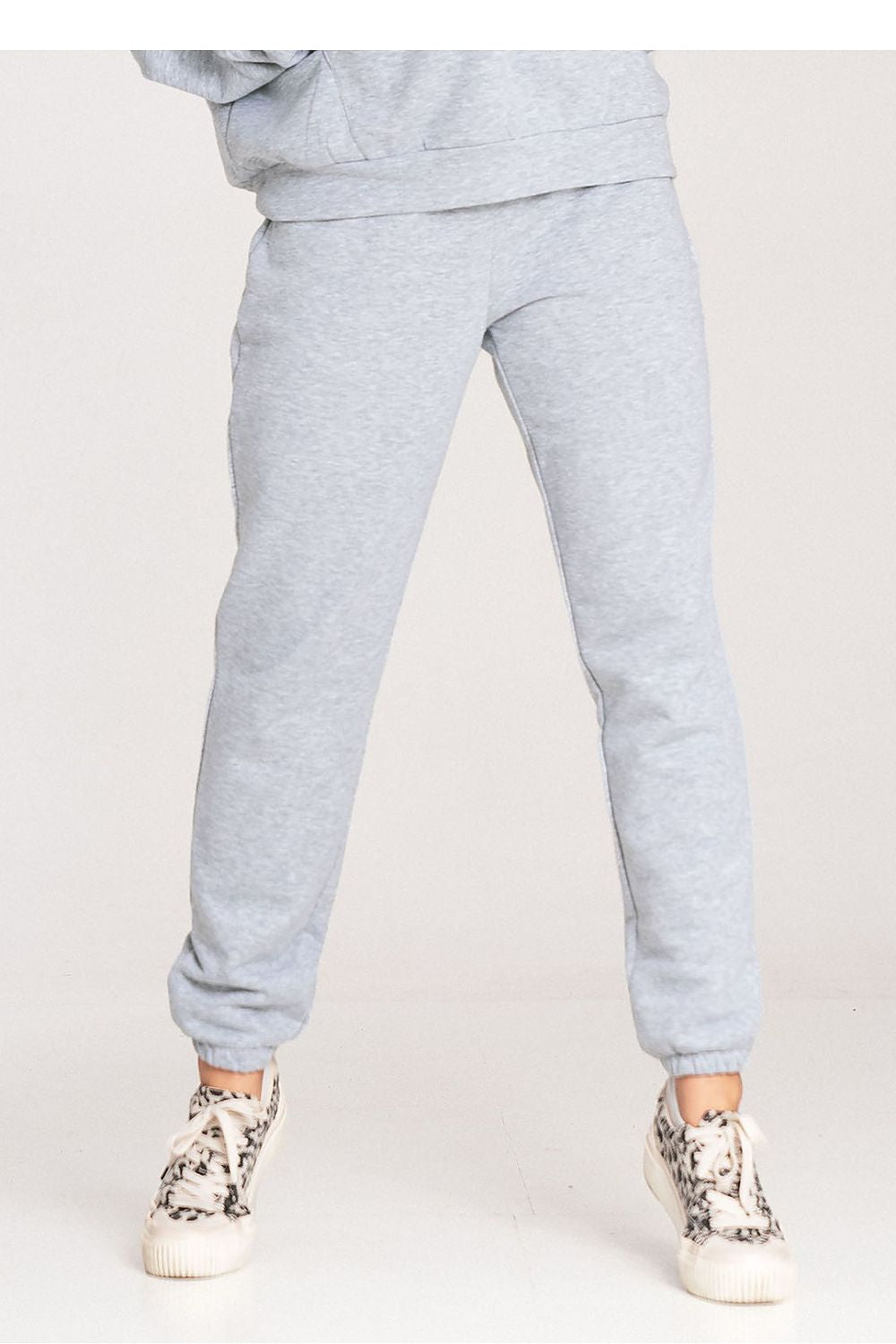 Figl Cotton Sweatpants with Wide Elastic Waistband - Stylish Track Trousers in Sizes S to XL