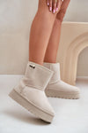 Eco-Suede Waterproof Snow Boots With Fur Insulation | Sizes EU 36-41 | Step In Style