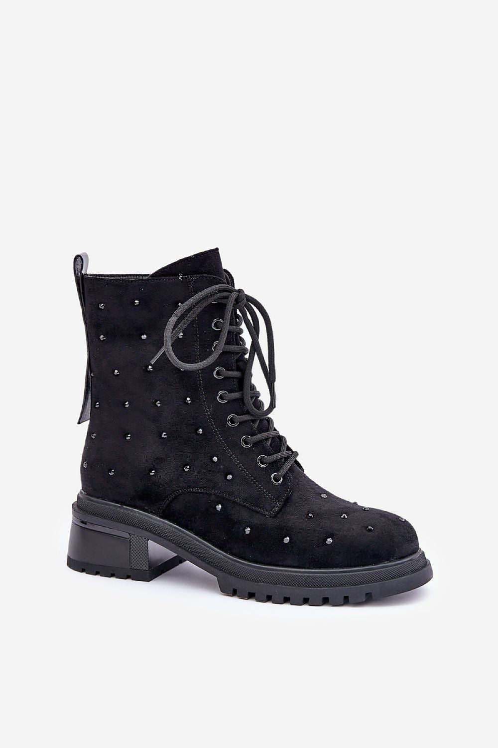 Luxury Women's Eco-Suede Zip-Up Boots with Eye-Catching Decoration, Sizes EU 36-40