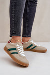Elegant Women's Eco Suede Low-Top Sneakers With Comfort Foam Insole, Sizes EU 36-41