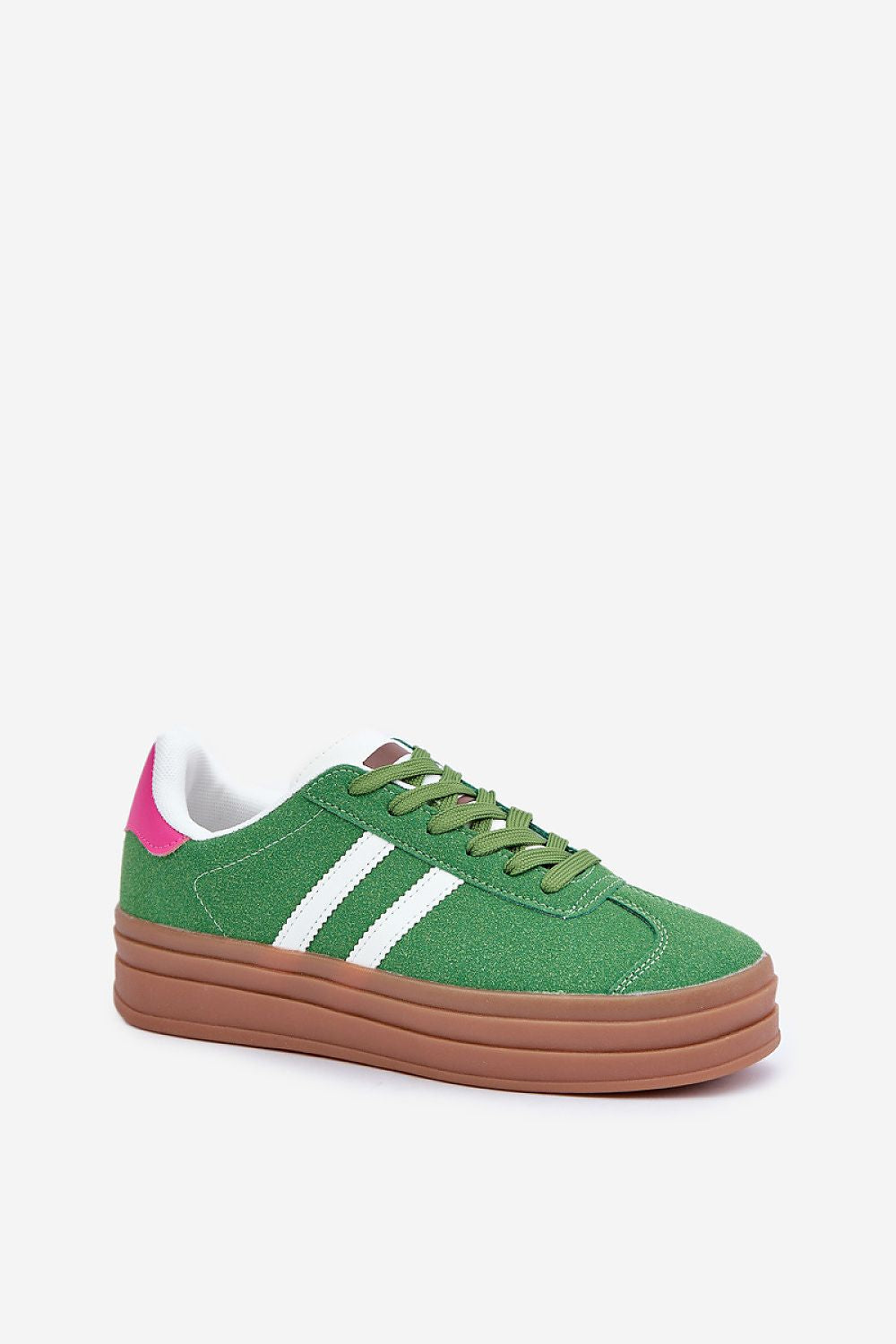 Luxury Women's Platform Sneakers in Imitation Leather Suede, Sizes EU 36-41 for Ultimate Comfort