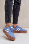 Women's Platform Sneakers Size EU 36-41 | Stylish Imitation Leather with Comfort Insole