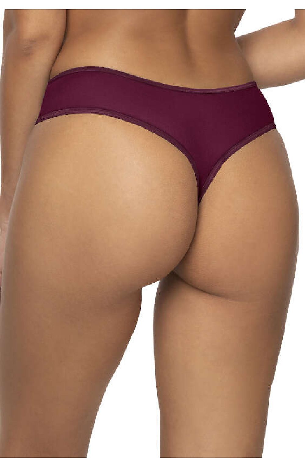Women's Beige & Purple Maureen S-3808/4 Thongs Size EU 36-44 | Elegant Mesh & Decorative Bow
