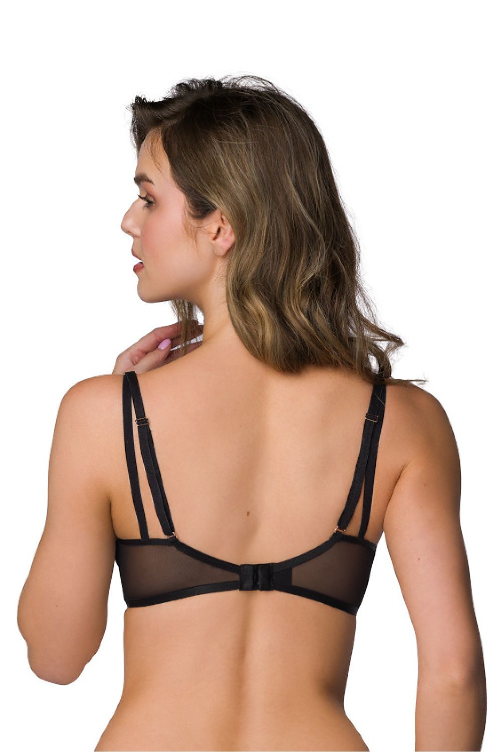 Esme Push Up Bra With Underwired Cups - Elegant Black in Sizes EU 65B to 90C