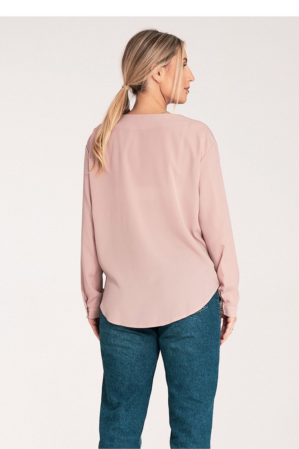Figl Long Sleeve Shirt With Cheeky Neckline, EU S-XL | US S-XL, Cuff Fastened, Stylish Design