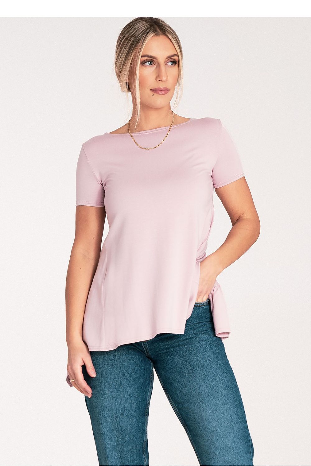Luxury Figl Long Sleeve Blouse With Frill Cutout – Available In EU S, M, L, XL | US S, M, L, XL