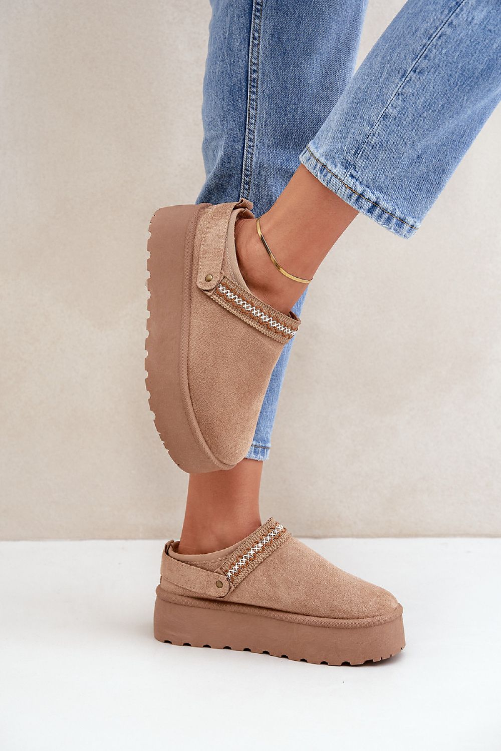 Step In Style Stylish Eco Suede Snow Boots with Fur Lining | EU 36-41