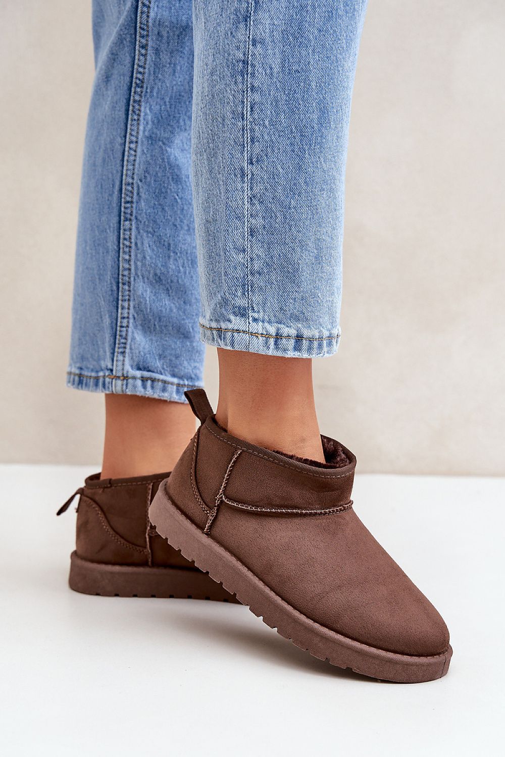 Luxury Eco Suede Snow Boots with Thick Fur Lining, EU Sizes 36-41 | US Sizes 5.5-10.5