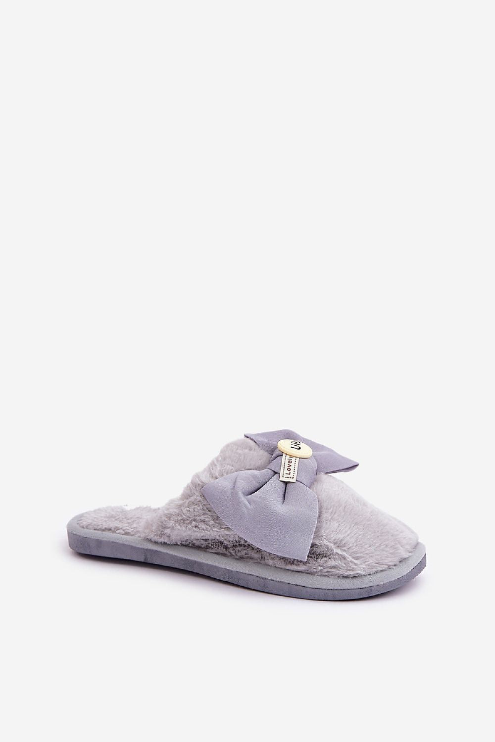 Luxury Women's Warm Slippers EU 36/37 | US 6 With Soft Fur And Charming Bow