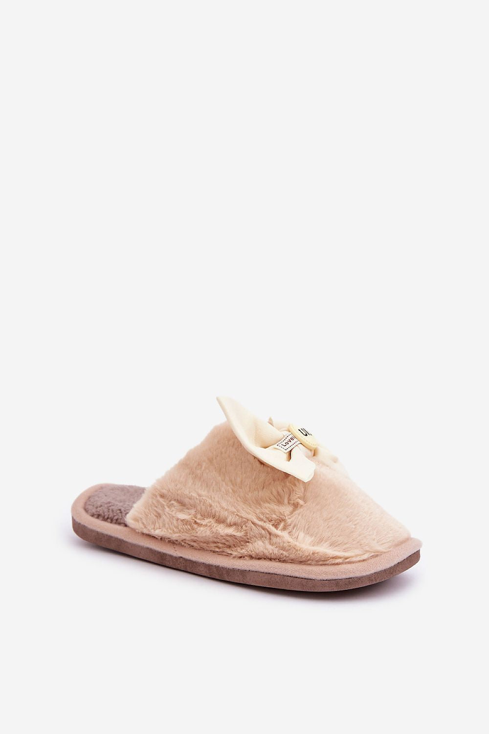 Luxury Women's Warm Slippers EU 36/37 | US 6 With Soft Fur And Charming Bow