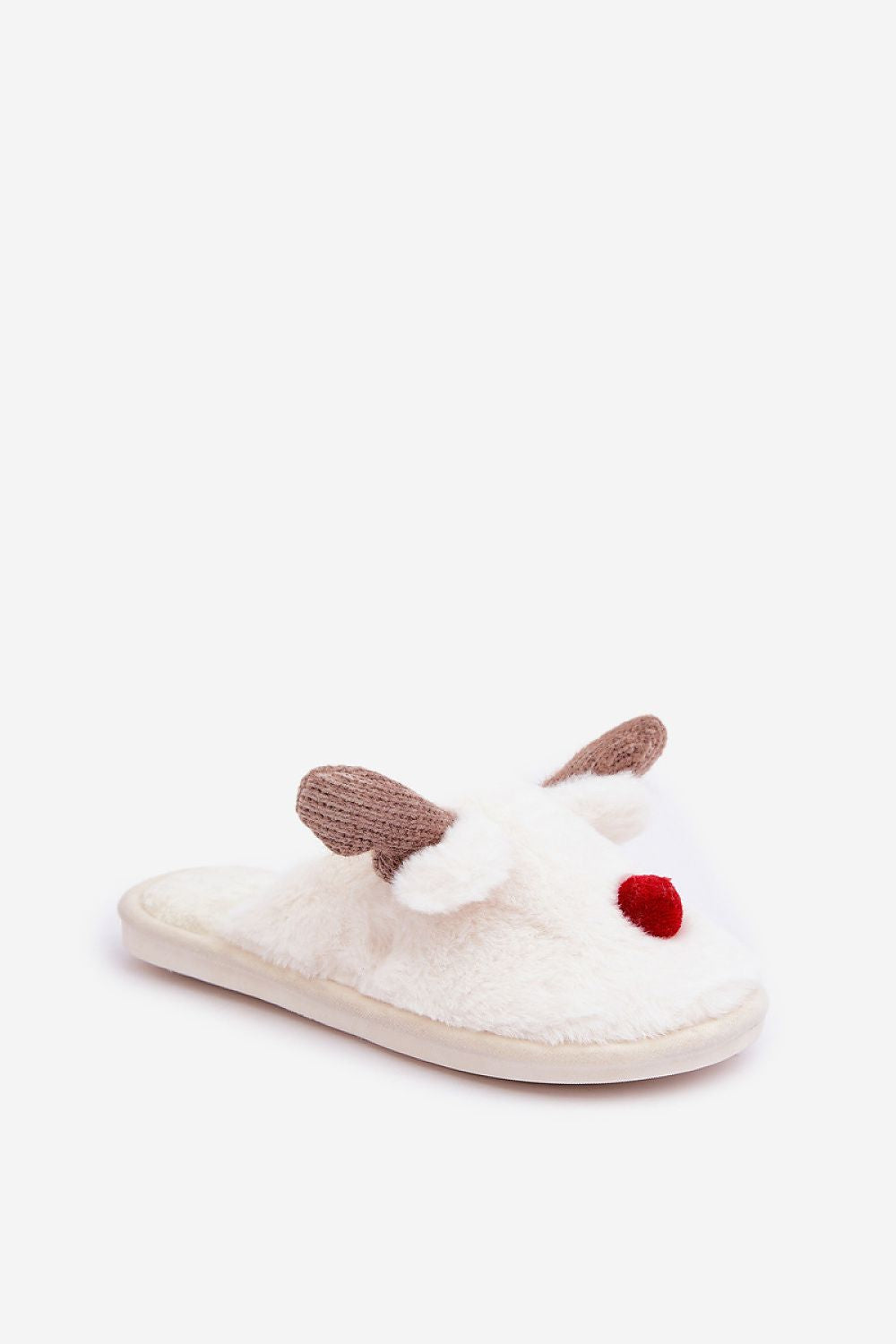 Luxurious Fur Lined Reindeer Motif Slippers | EU Sizes 36-41 | US Sizes 5.5-10.5