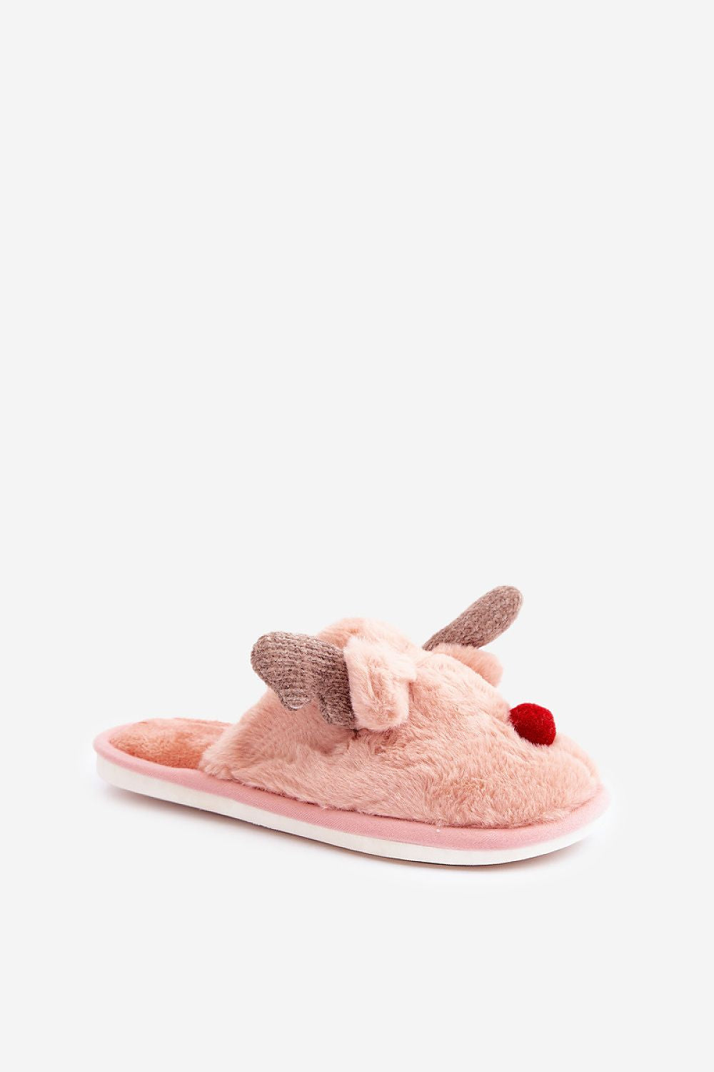 Luxurious Fur Lined Reindeer Motif Slippers | EU Sizes 36-41 | US Sizes 5.5-10.5