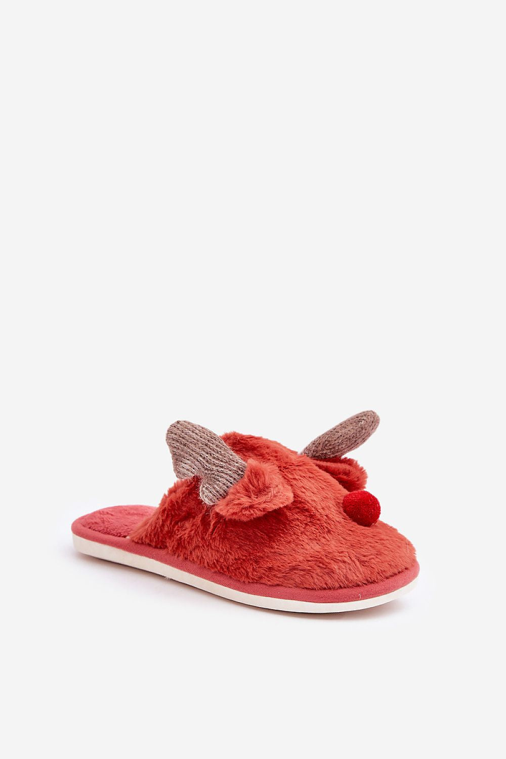 Luxurious Fur Lined Reindeer Motif Slippers | EU Sizes 36-41 | US Sizes 5.5-10.5