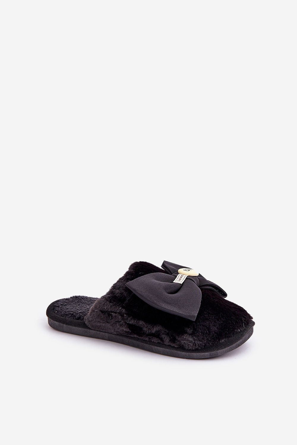 Luxury Women's Fur Slippers with Back Strap & Elegant Brooch - EU 36/37, 38/39, 40/41 | US 6, 7.5/8, 10