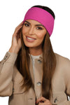 Kamea Premium Women's Ribbed Headband in Raspberry - Elegant, Comfortable Hair Accessory