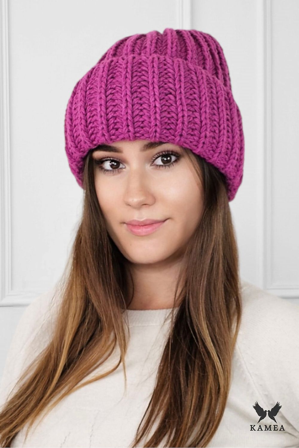Kamea Landa Premium Thick Mustard Winter Hat with Wool Blend and Plush Polar Fleece Lining