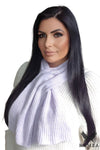 Premium Heather Women's Scarf Chloe with Pocket - Soft, Warm, and Stylish by Kamea
