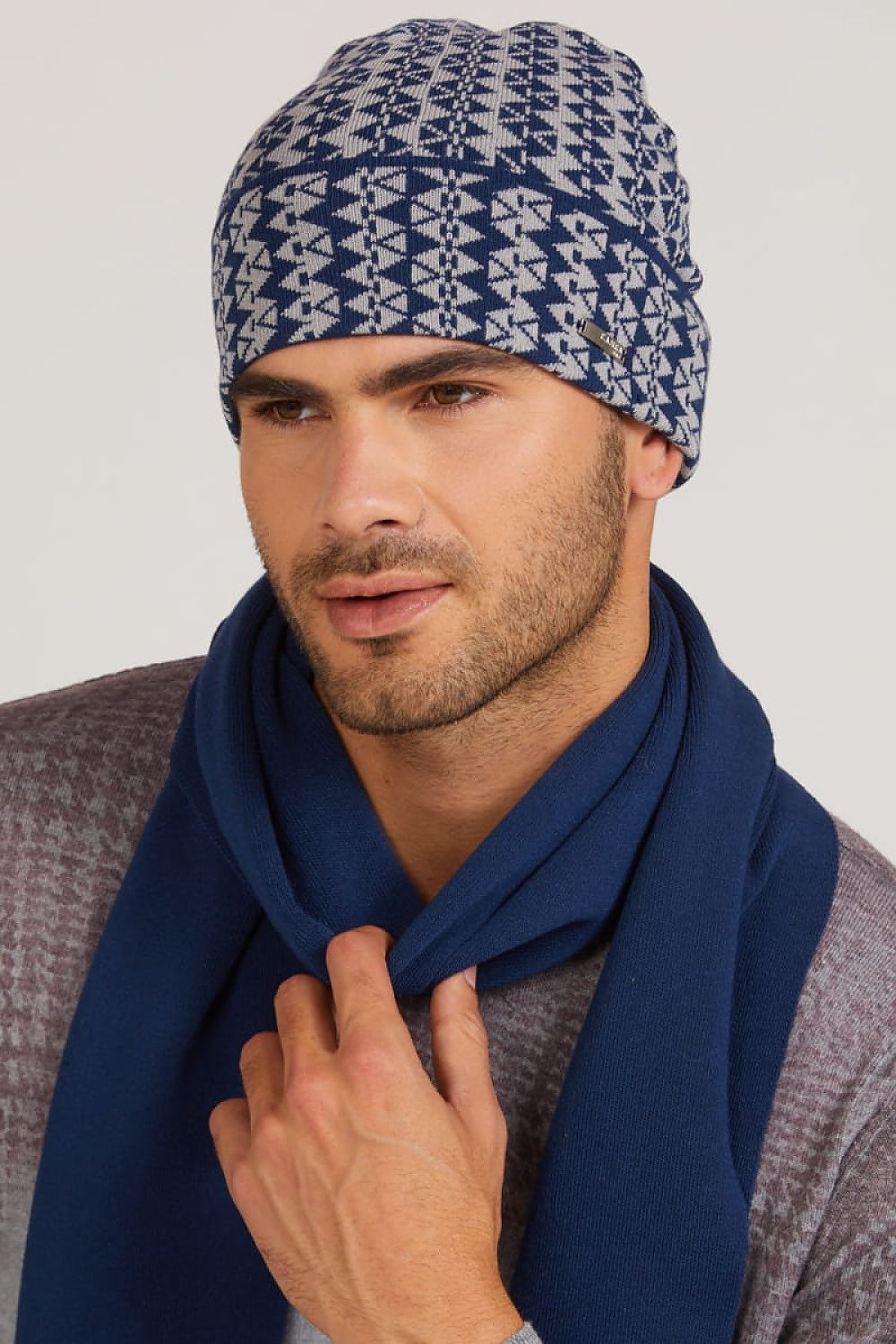 Kamea Pablo Premium Men’s Black Winter Hat - Luxurious Two-Tone Viscose Design