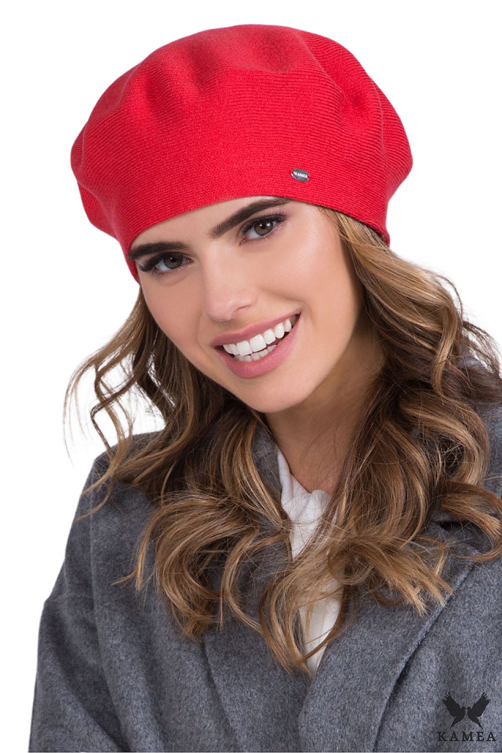 Premium INEZZ Fuchsia Beret - Elegant Women's Accessory in High-Quality Viscose Blend