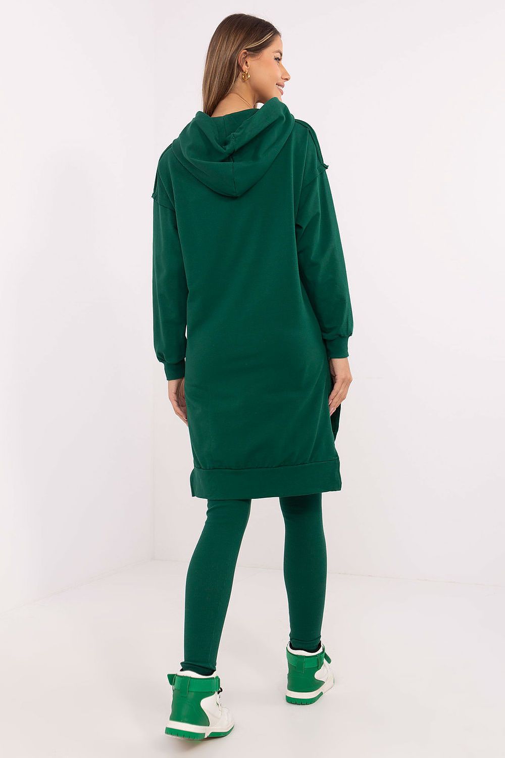 Luxury Women's Hoodie And Leggings Set, Size EU 0, Cotton Blend, Comfort Fit For Casual Styling