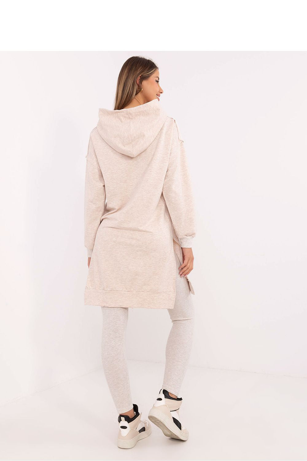 Luxury Women's Hoodie And Leggings Set, Size EU 0, Cotton Blend, Comfort Fit For Casual Styling