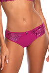 Luxurious Fuchsia Tulle Panties by Axami – Sizes XS to XL with Elegant Shimmering Embroidery