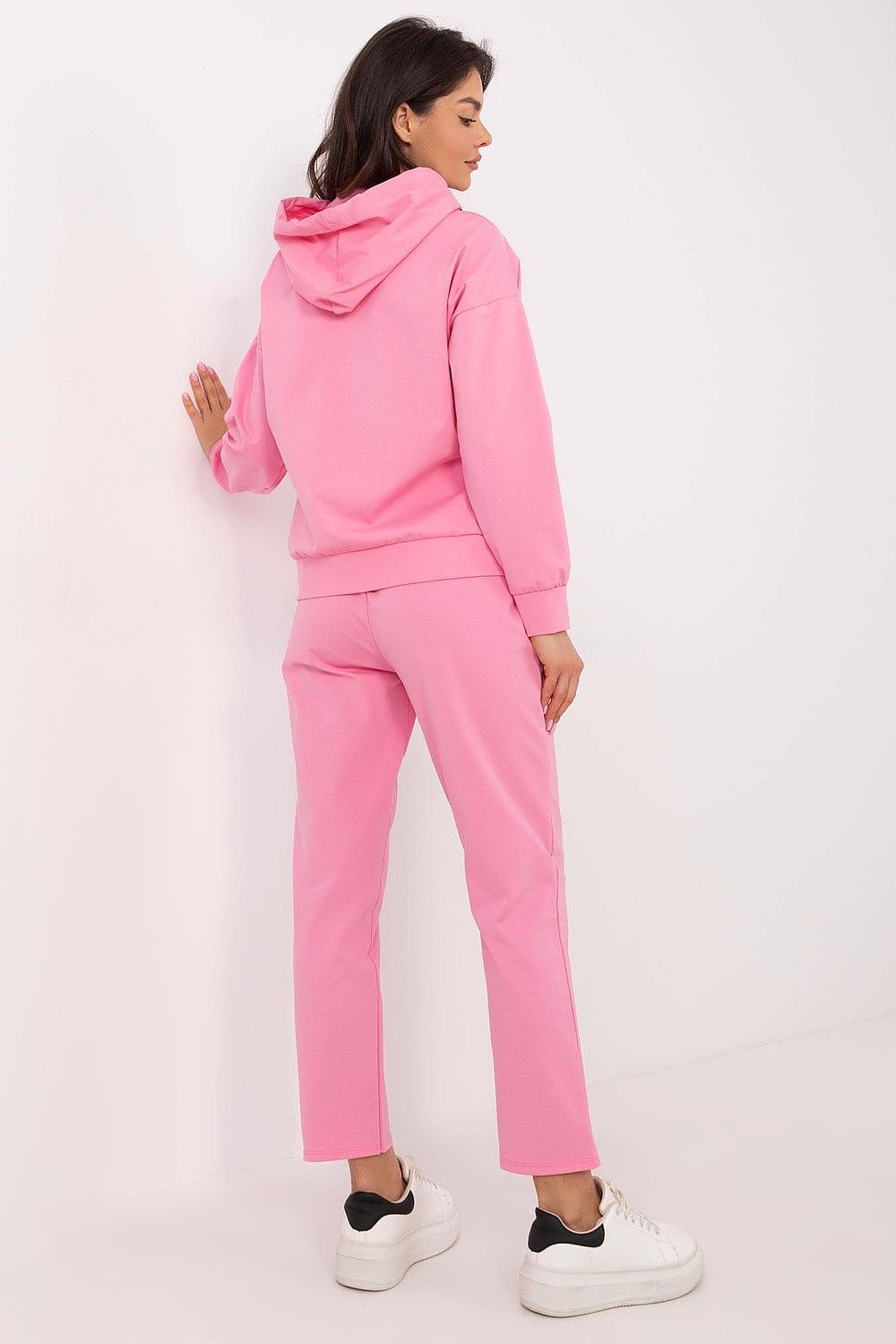 Luxury Women's Tracksuit Set by Italy Moda - Soft Viscose Blend, Hooded Sweatshirt & Stylish Pants, EU Sizes 0