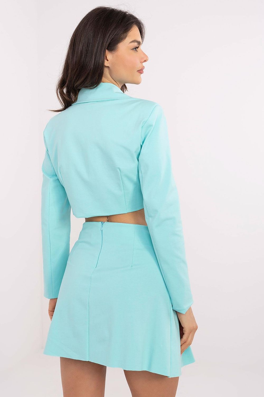 Elegant Pleated Short Skirt by Italy Moda | Size S/M, L/XL | Cotton Blend for Comfort and Style