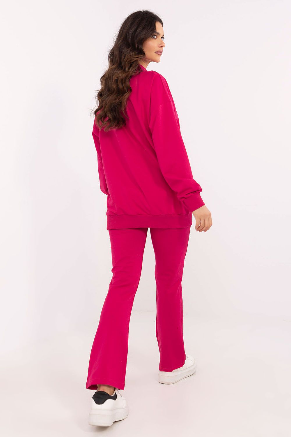 Luxury Women's 2-Piece Set with Long-Sleeve Blouse & High-Waist Straight-Leg Pants, EU Size 0, by Factory Price
