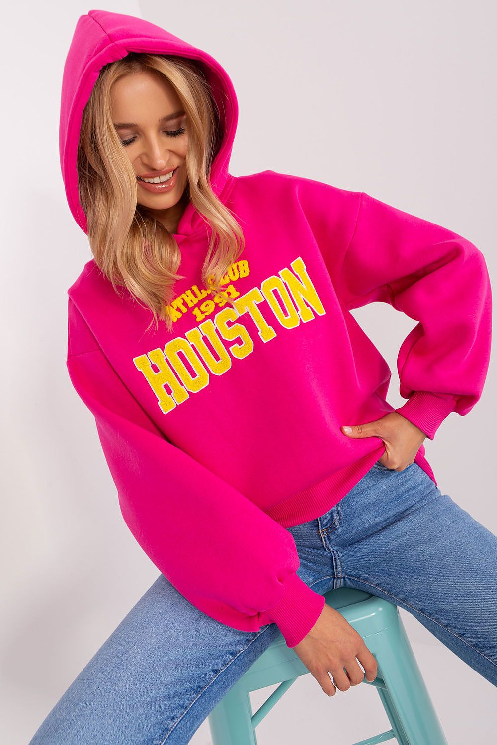 Luxury Women's Hooded Sweatshirt EU Size 0 - Stylish Cotton-Polyester Blend by Factory Price