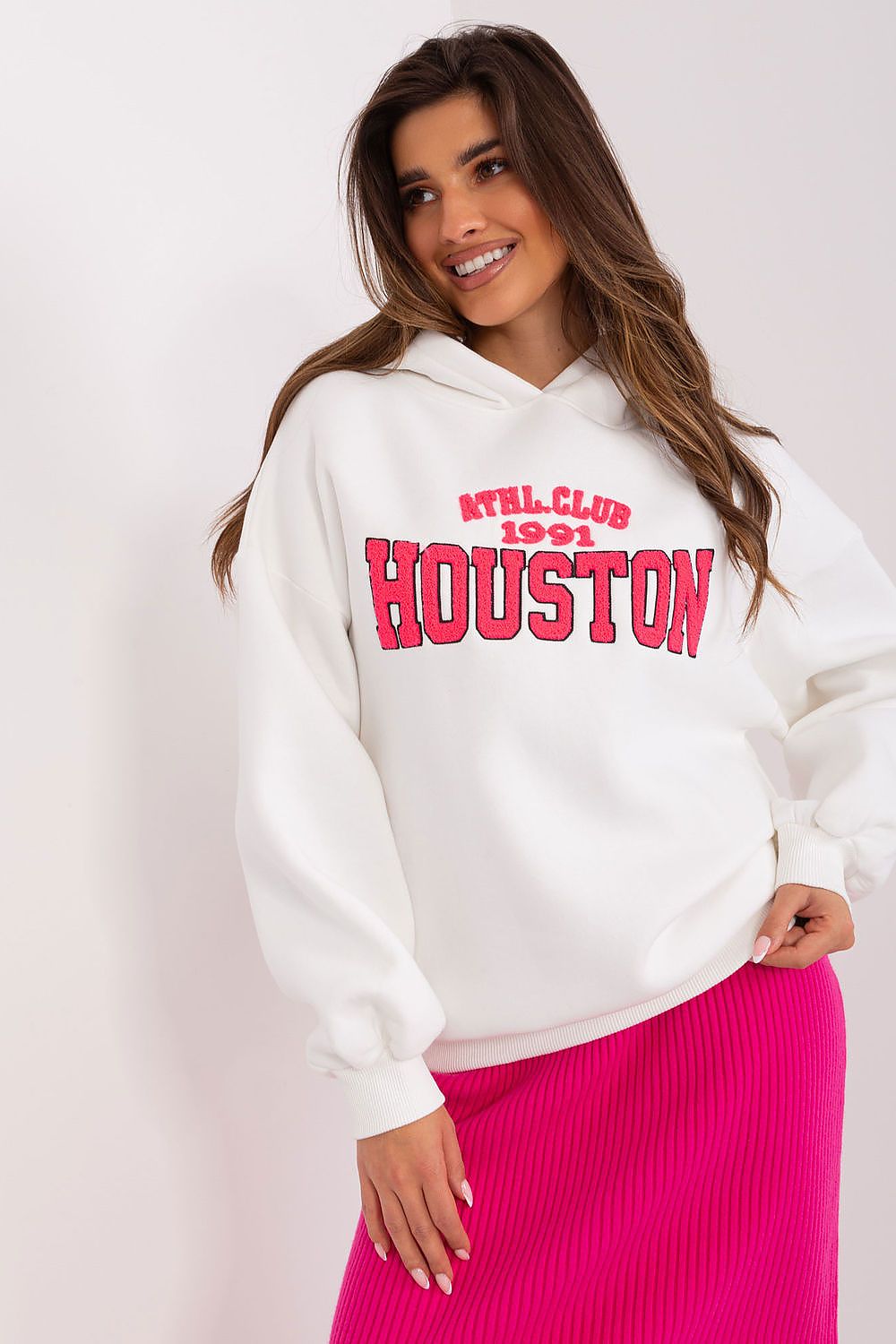 Luxury Women's Hooded Sweatshirt EU Size 0 - Stylish Cotton-Polyester Blend by Factory Price