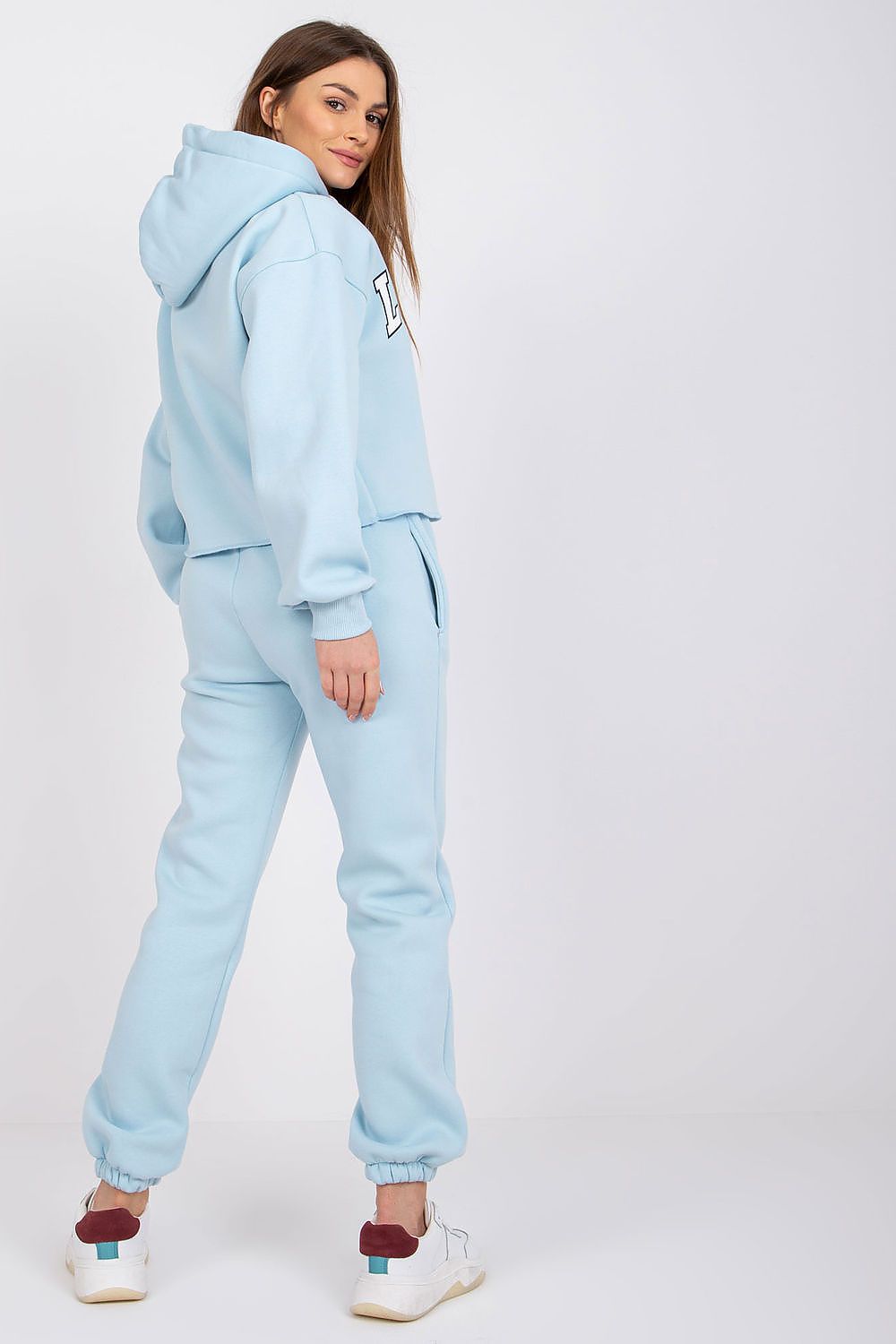Ex Moda Casual Tracksuit Set - Cotton Blend Hoodie & Pants, EU 0, Modern Urban Style