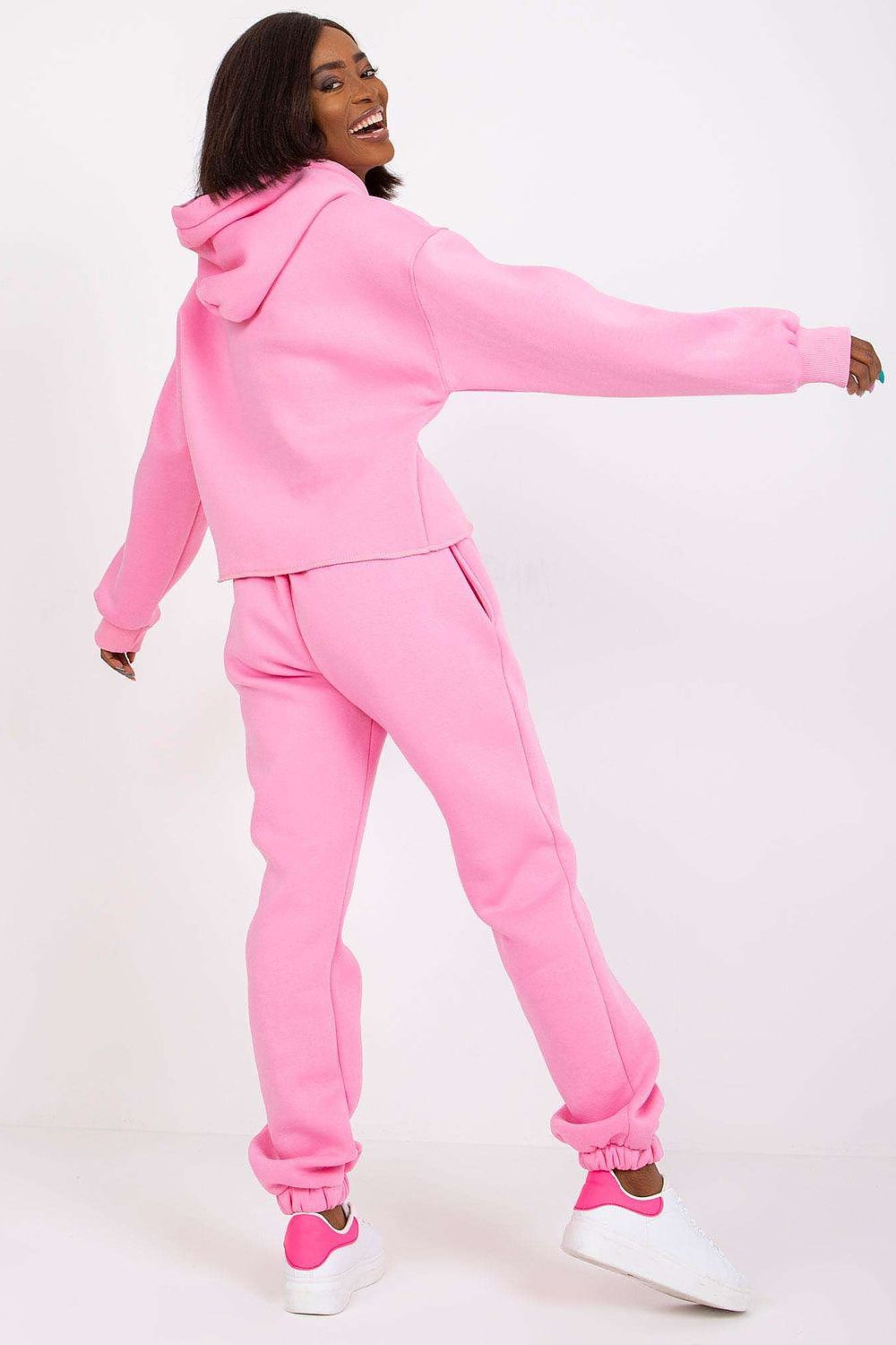 Ex Moda Casual Tracksuit Set - Cotton Blend Hoodie & Pants, EU 0, Modern Urban Style