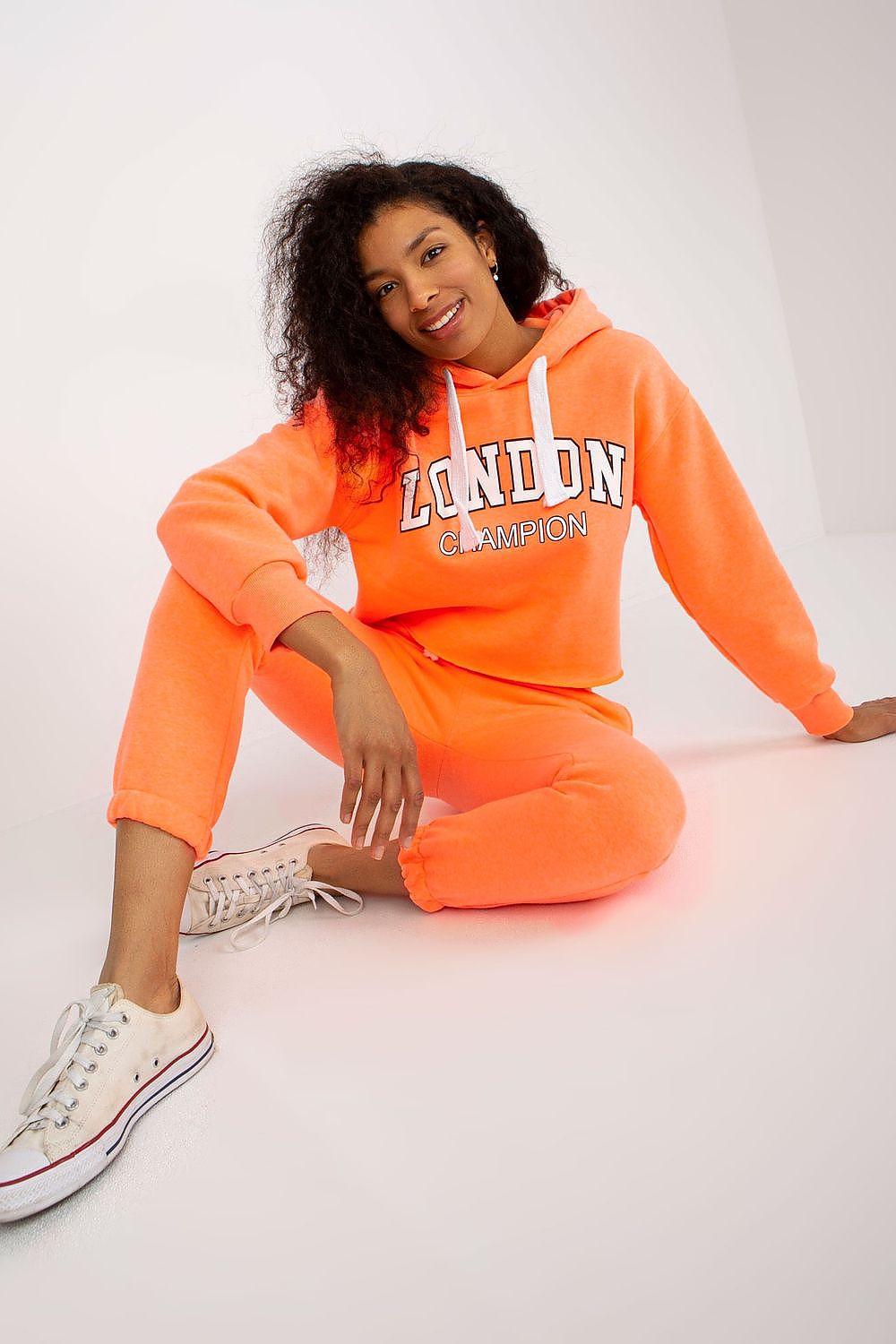 Ex Moda Casual Tracksuit Set - Cotton Blend Hoodie & Pants, EU 0, Modern Urban Style